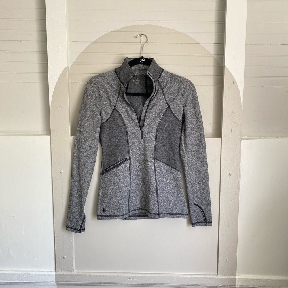 Athleta quarter zip activewear jacket